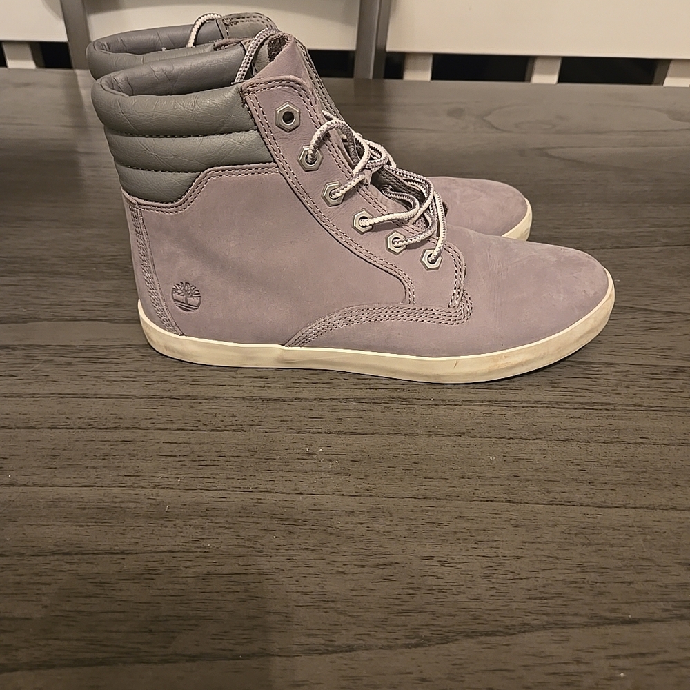 Timberland Women's Gray High-Top Sneakers